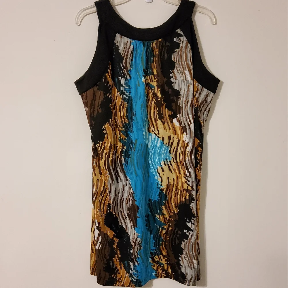 ND New Directions Petite Multi Colored Sleeveless  Dress Size PXL - Picture 5 of 8